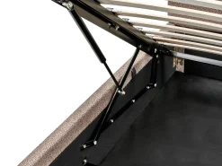 Letto contenitore Bouclé BOUSSE 180 x 200 cm Tortora