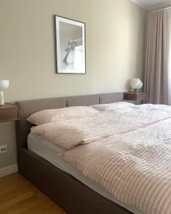 Letto contenitore Bouclé BOUSSE 180 x 200 cm Tortora