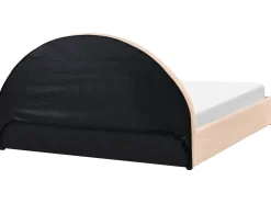 Letto contenitore Bouclé CHADENET 180 x 200 cm Rosa pesca