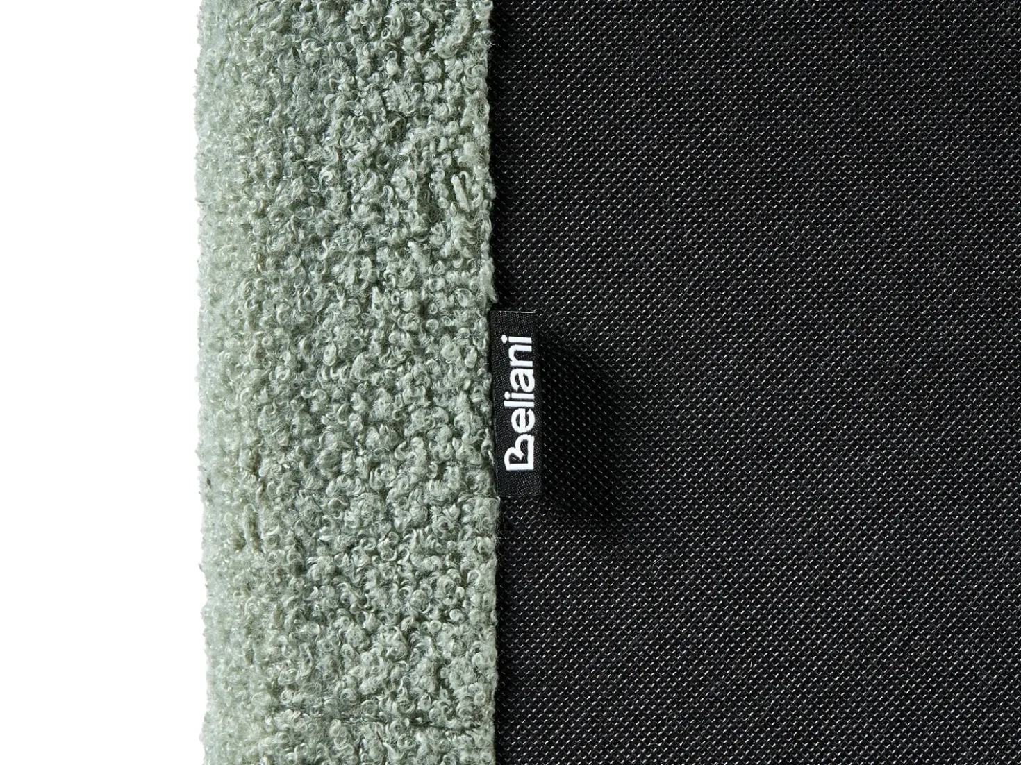 Letto contenitore Bouclé LORIENT 140 x 200 cm Verde