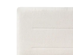 Letto contenitore Bouclé MASSOGNES 160 x 200 cm Bianco sporco