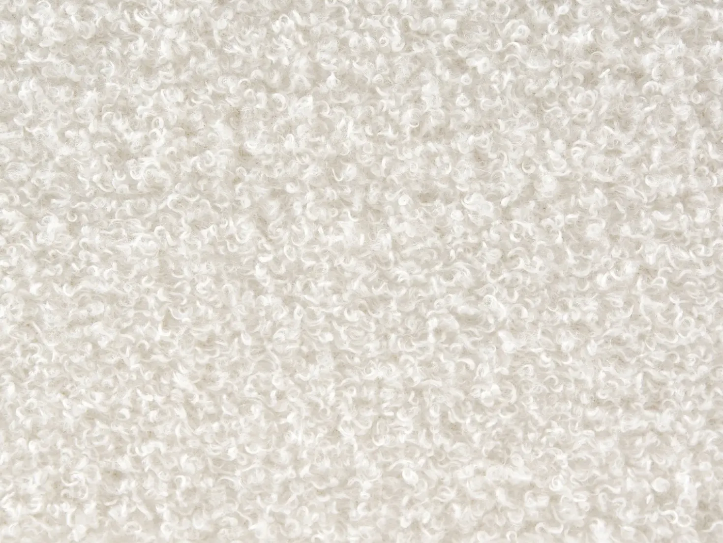Letto contenitore Bouclé MASSOGNES 160 x 200 cm Bianco sporco