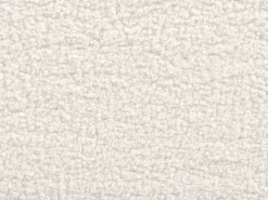 Letto contenitore Bouclé MOISSAC 160 x 200 cm Bianco sporco