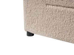 Letto contenitore Bouclé MASSOGNES 180 x 200 cm Beige