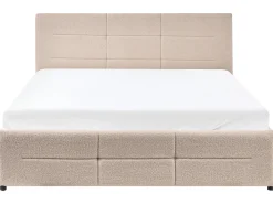 Letto contenitore Bouclé MASSOGNES 140 x 200 cm Beige