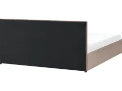 Letto contenitore Bouclé MASSOGNES 180 x 200 cm Tortora