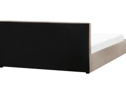 Letto contenitore Bouclé MONTLAUR 180 x 200 cm Tortora