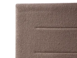 Letto contenitore Bouclé MASSOGNES 140 x 200 cm Tortora