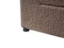 Letto contenitore Bouclé MASSOGNES 140 x 200 cm Tortora