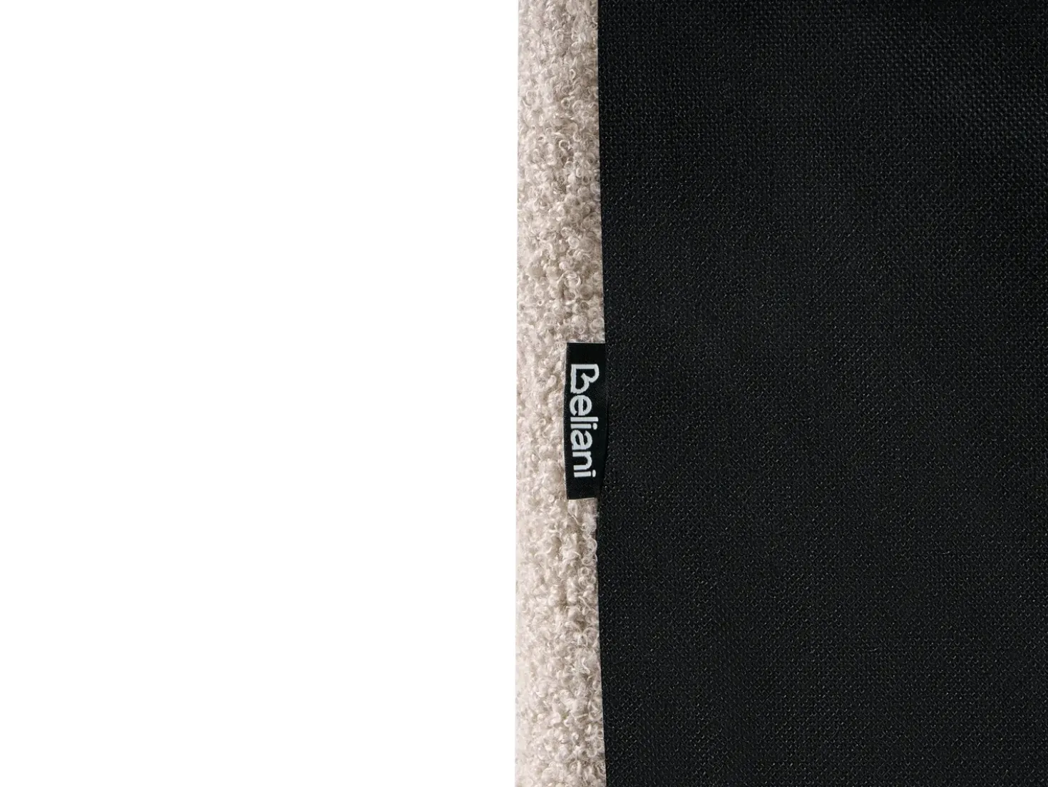 Letto contenitore Bouclé MASSOGNES 160 x 200 cm Beige