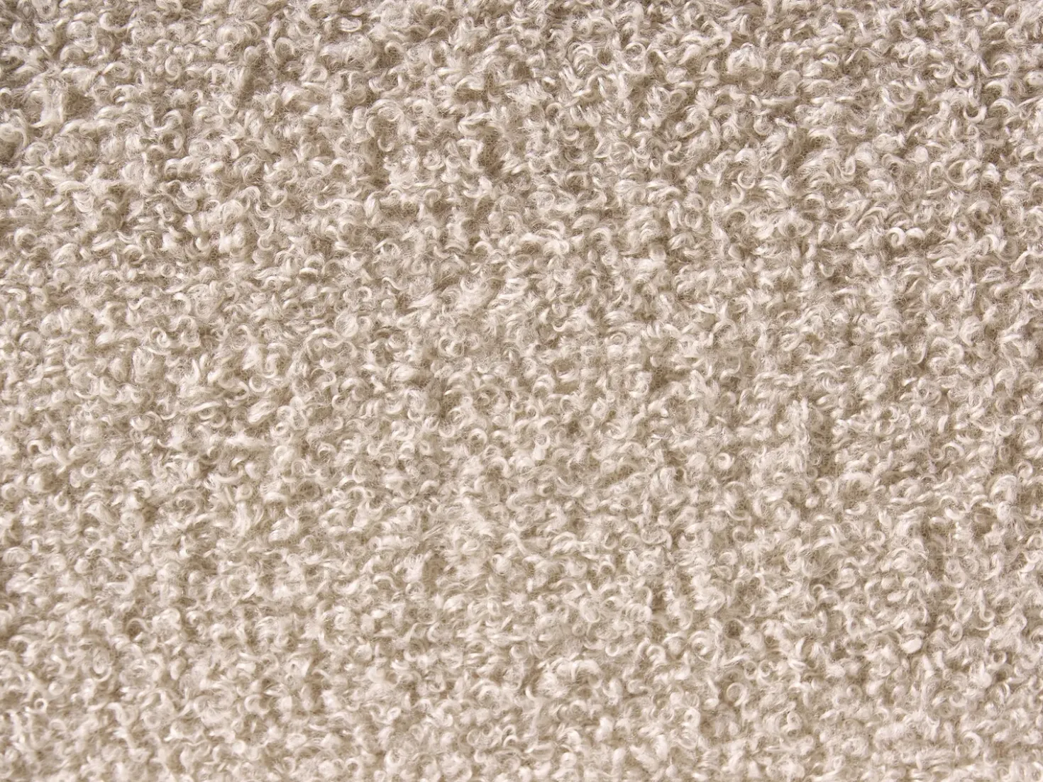 Letto contenitore Bouclé MASSOGNES 160 x 200 cm Beige