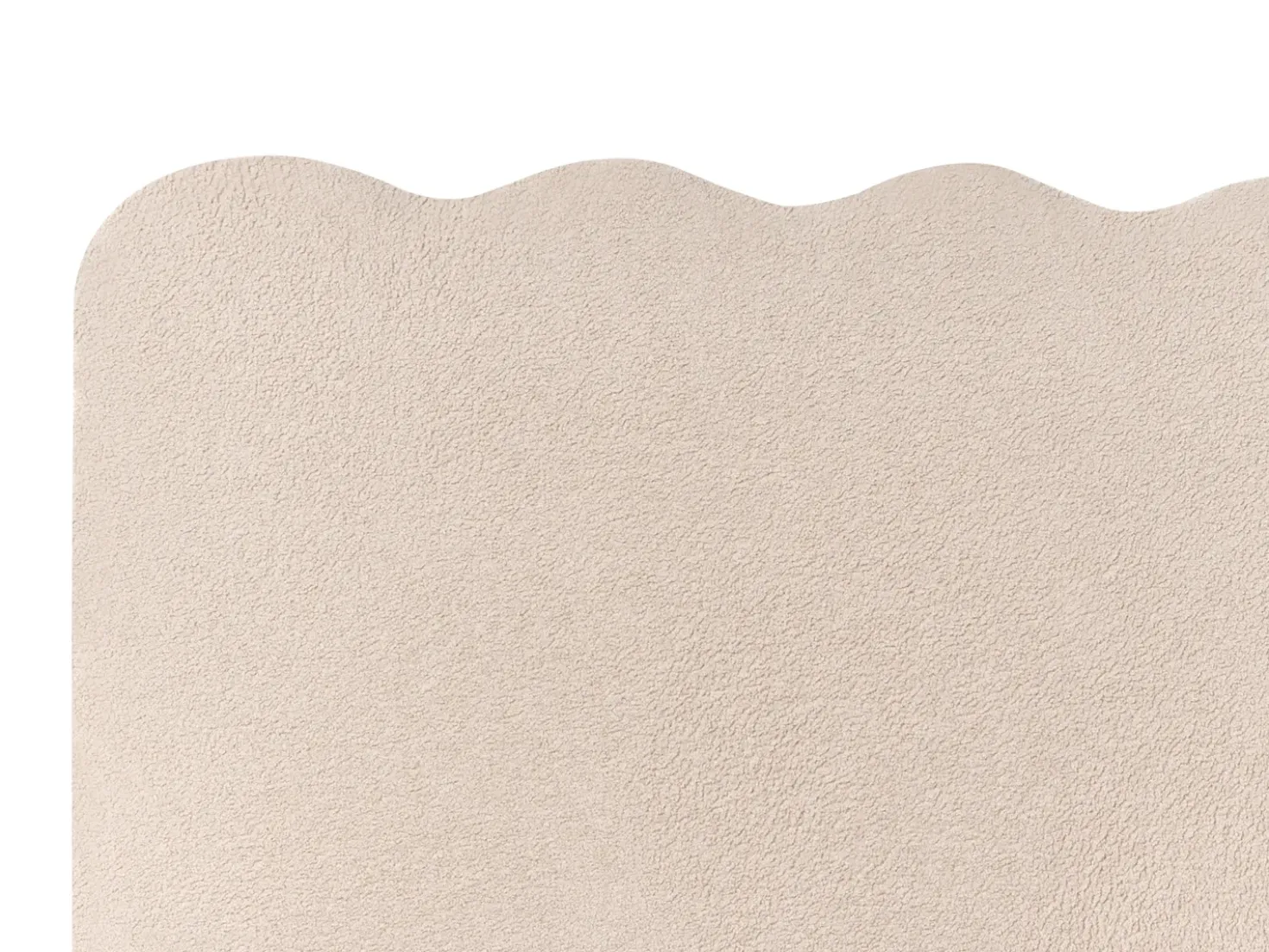 Letto contenitore Bouclé NANTERRE 180 x 200 cm Beige