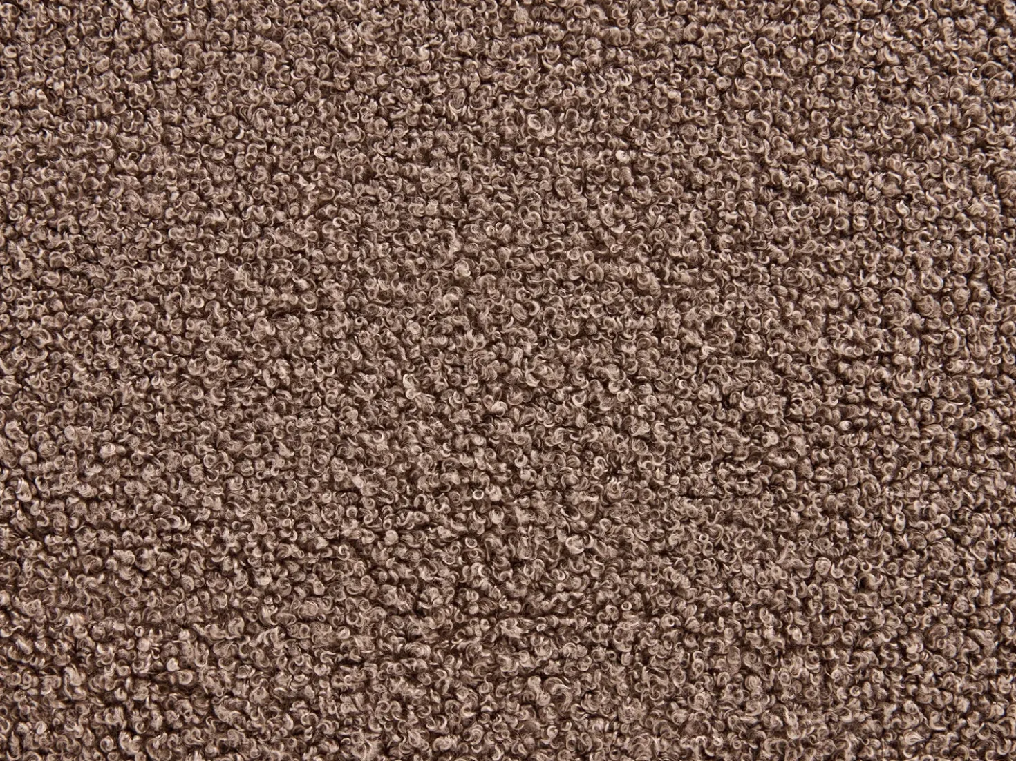 Letto contenitore Bouclé ORBEY 180 x 200 cm Marrone