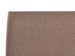 Letto contenitore Bouclé ORBEY 180 x 200 cm Marrone