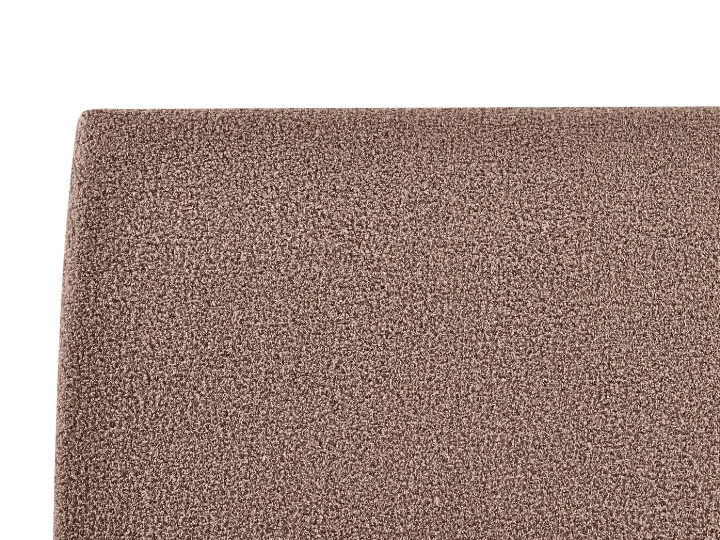 Letto contenitore Bouclé ORBEY 180 x 200 cm Marrone