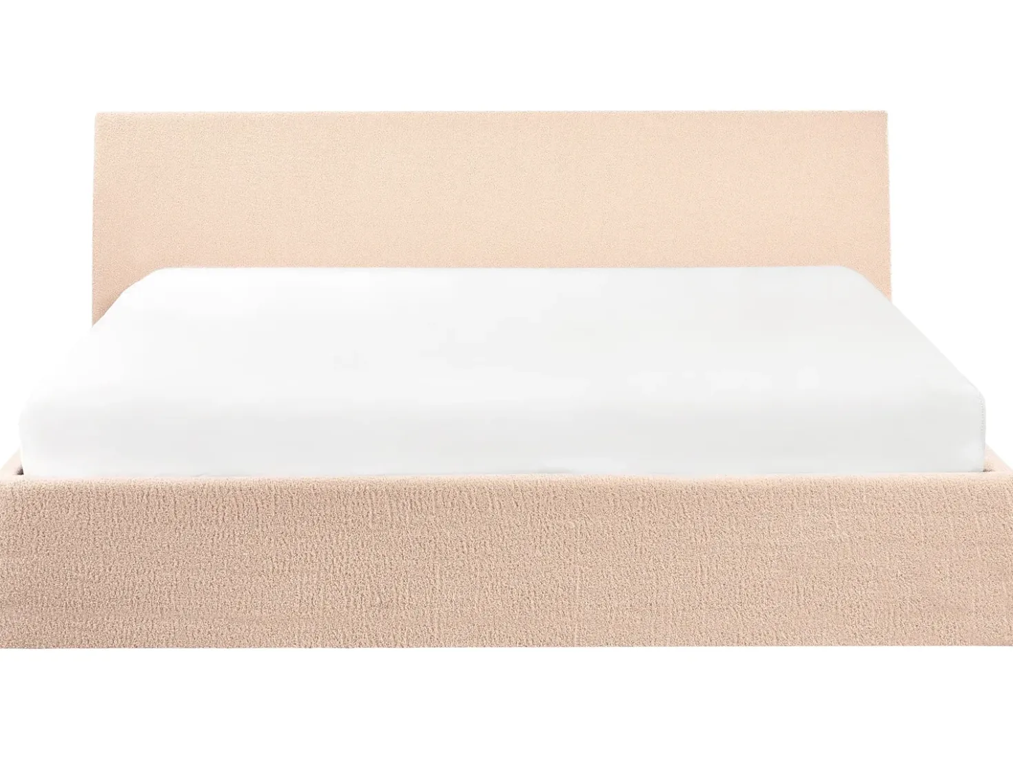 Letto contenitore Bouclé ORBEY 180 x 200 cm Beige