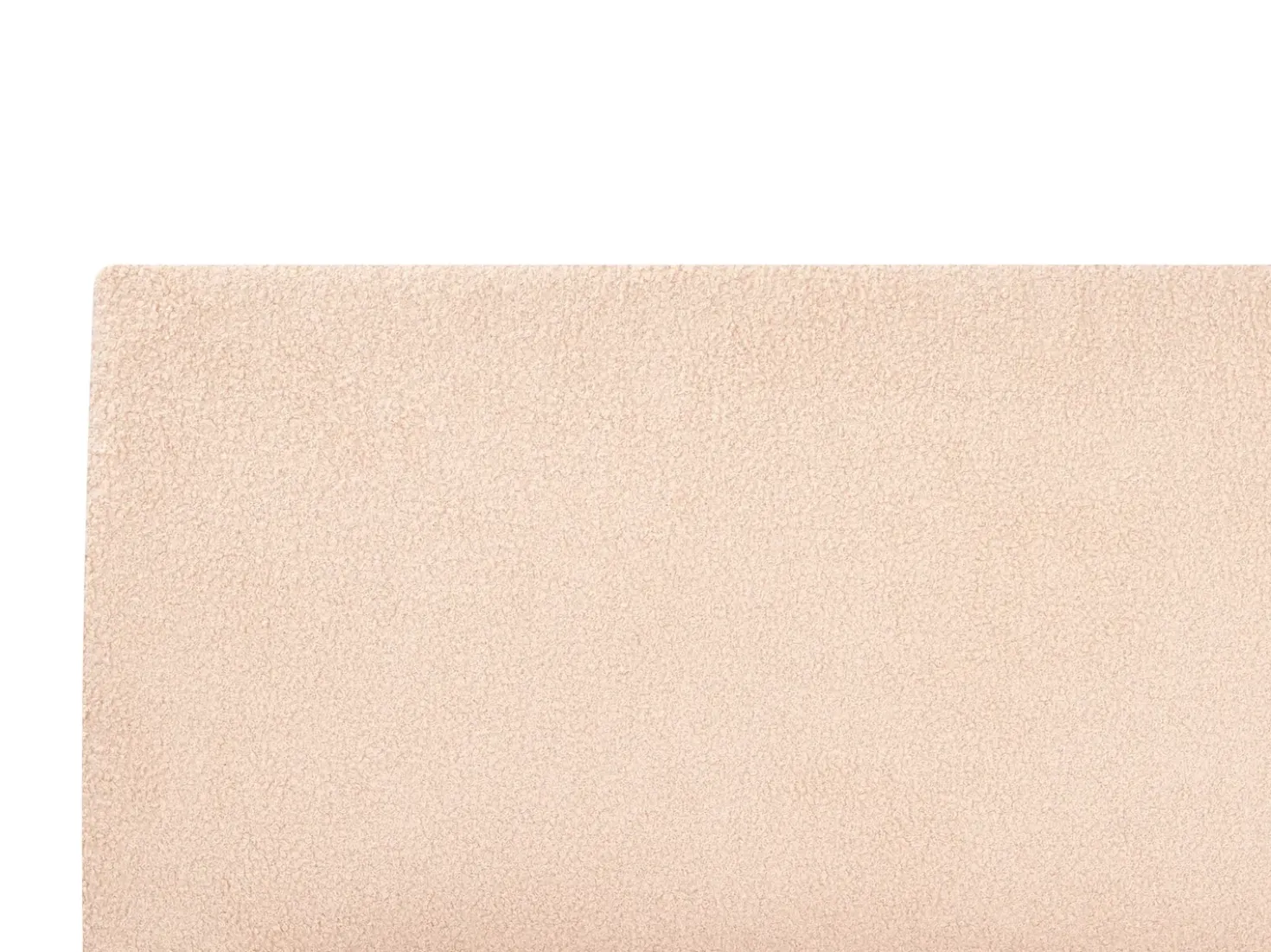 Letto contenitore Bouclé ORBEY 180 x 200 cm Beige
