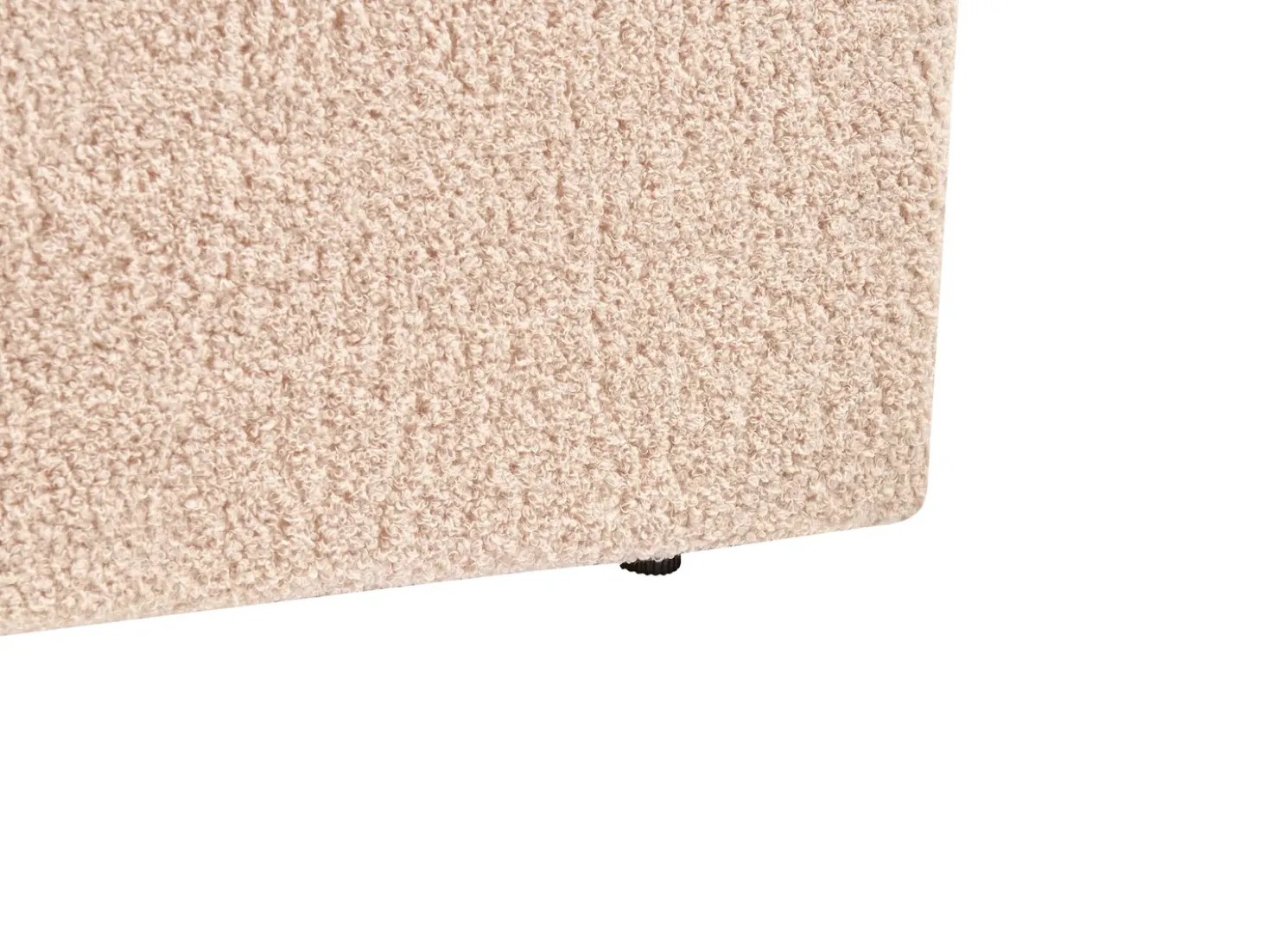 Letto contenitore Bouclé ORBEY 180 x 200 cm Beige