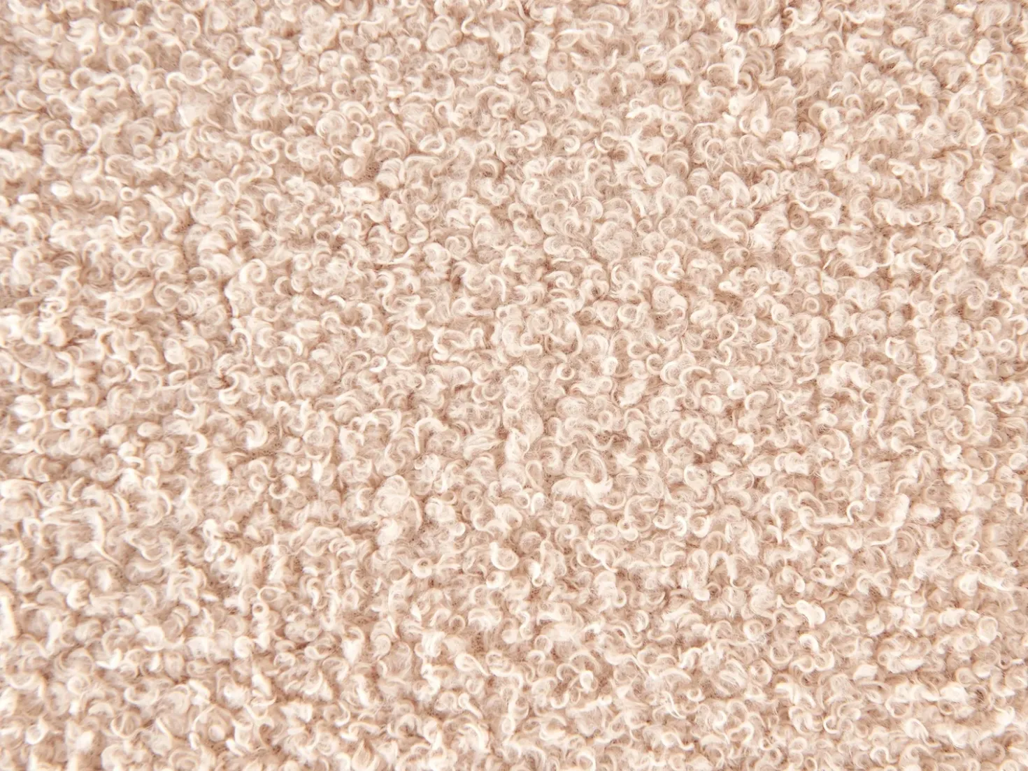 Letto contenitore Bouclé ORBEY 180 x 200 cm Beige