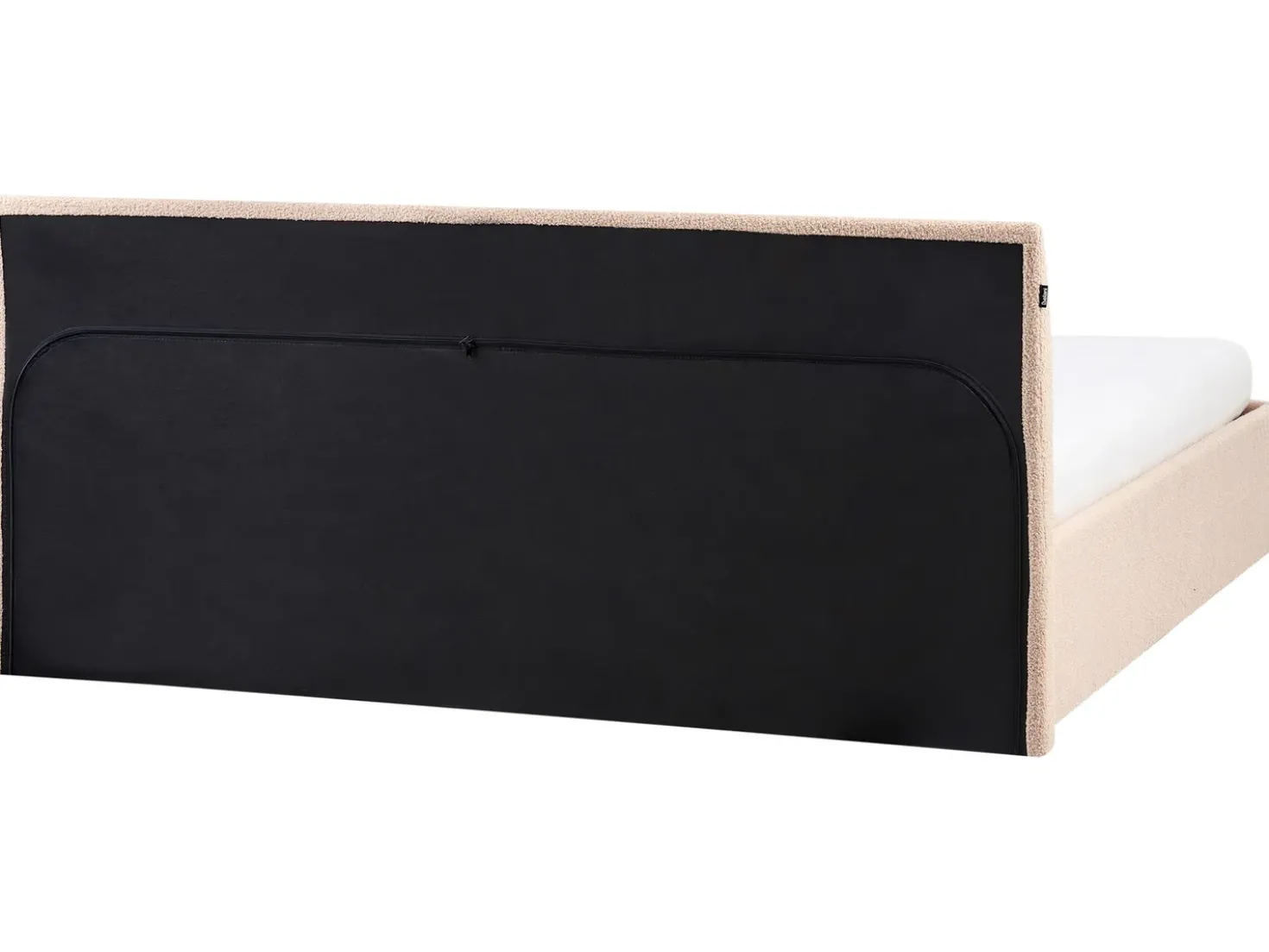Letto contenitore Bouclé ORBEY 180 x 200 cm Beige