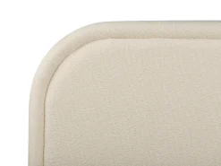 Letto contenitore Bouclé QUILLIEN 180 x 200 cm Beige chiaro