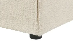 Letto contenitore Bouclé QUILLIEN 180 x 200 cm Beige chiaro