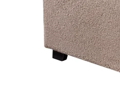 Letto contenitore Bouclé VAUCLUSE 180 x 200 cm Tortora