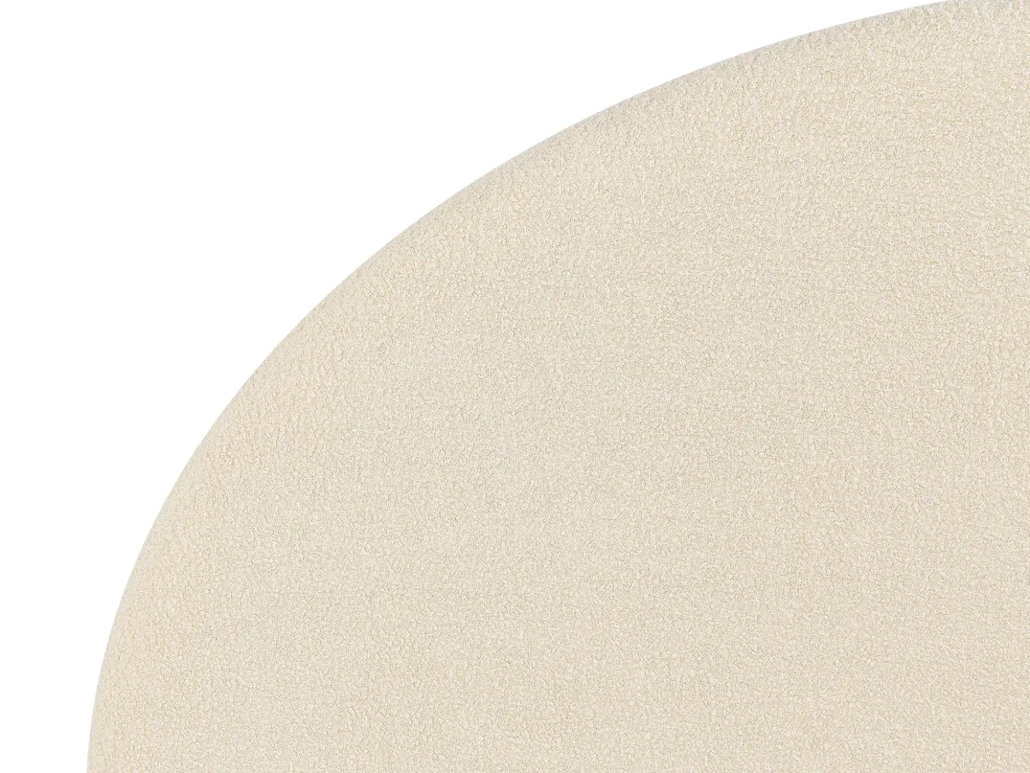 Letto contenitore Bouclé VAUCLUSE 180 x 200 cm Beige