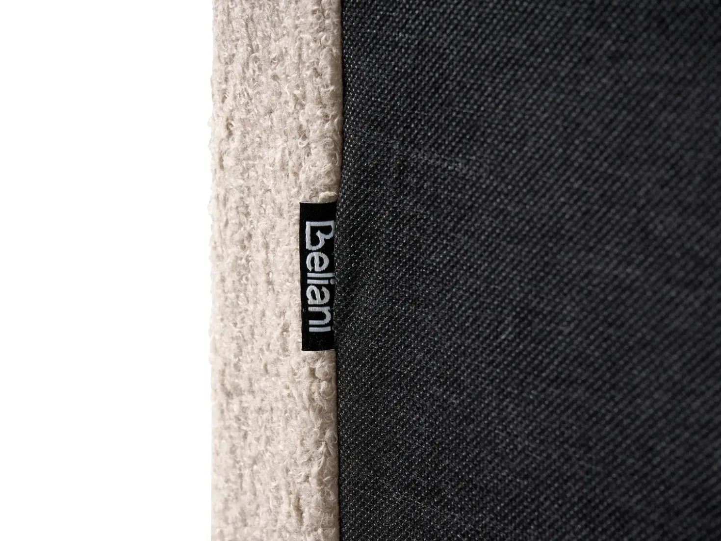 Letto contenitore Bouclé VION 180 x 200 cm Beige