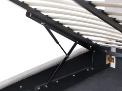 Letto contenitore Ciniglia NANTERRE 180 x 200 cm Tortora