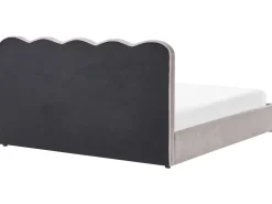 Letto contenitore Ciniglia NANTERRE 180 x 200 cm Tortora