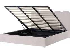 Letto contenitore Ciniglia NANTERRE 180 x 200 cm Tortora