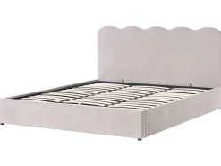 Letto contenitore Ciniglia NANTERRE 180 x 200 cm Tortora