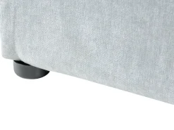 Letto contenitore Ciniglia QUILLIEN 180 x 200 cm Azzurro