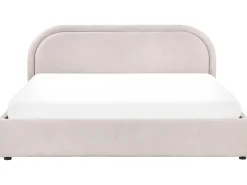 Letto contenitore Ciniglia QUILLIEN 180 x 200 cm Tortora