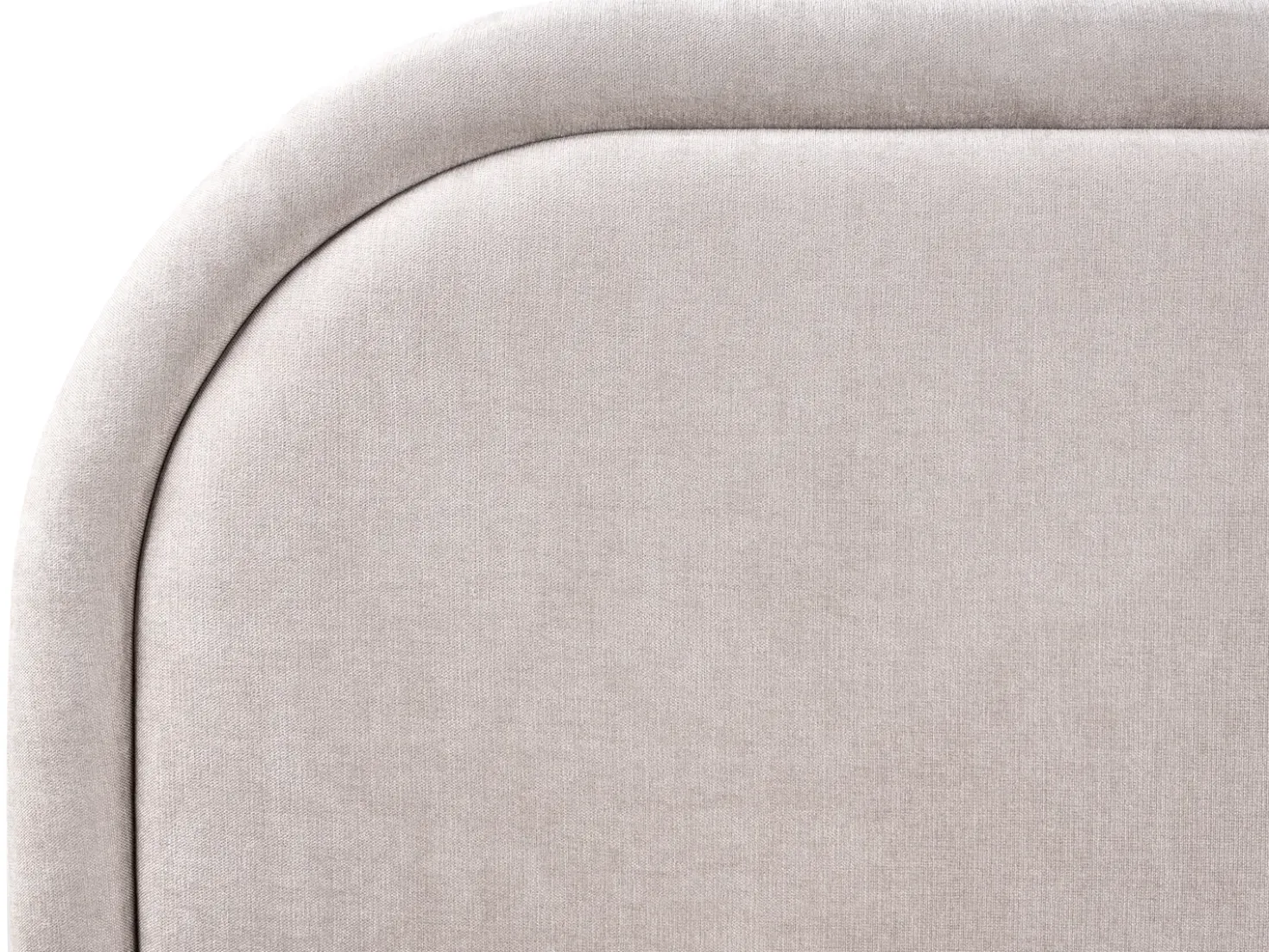 Letto contenitore Ciniglia QUILLIEN 180 x 200 cm Tortora