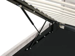 Letto contenitore Ciniglia QUILLIEN 180 x 200 cm Tortora