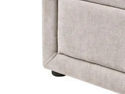 Letto contenitore Ciniglia QUIBERON 180 x 200 cm Tortora