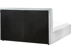 Letto contenitore Ciniglia MOISSAC 180 x 200 cm Azzurro