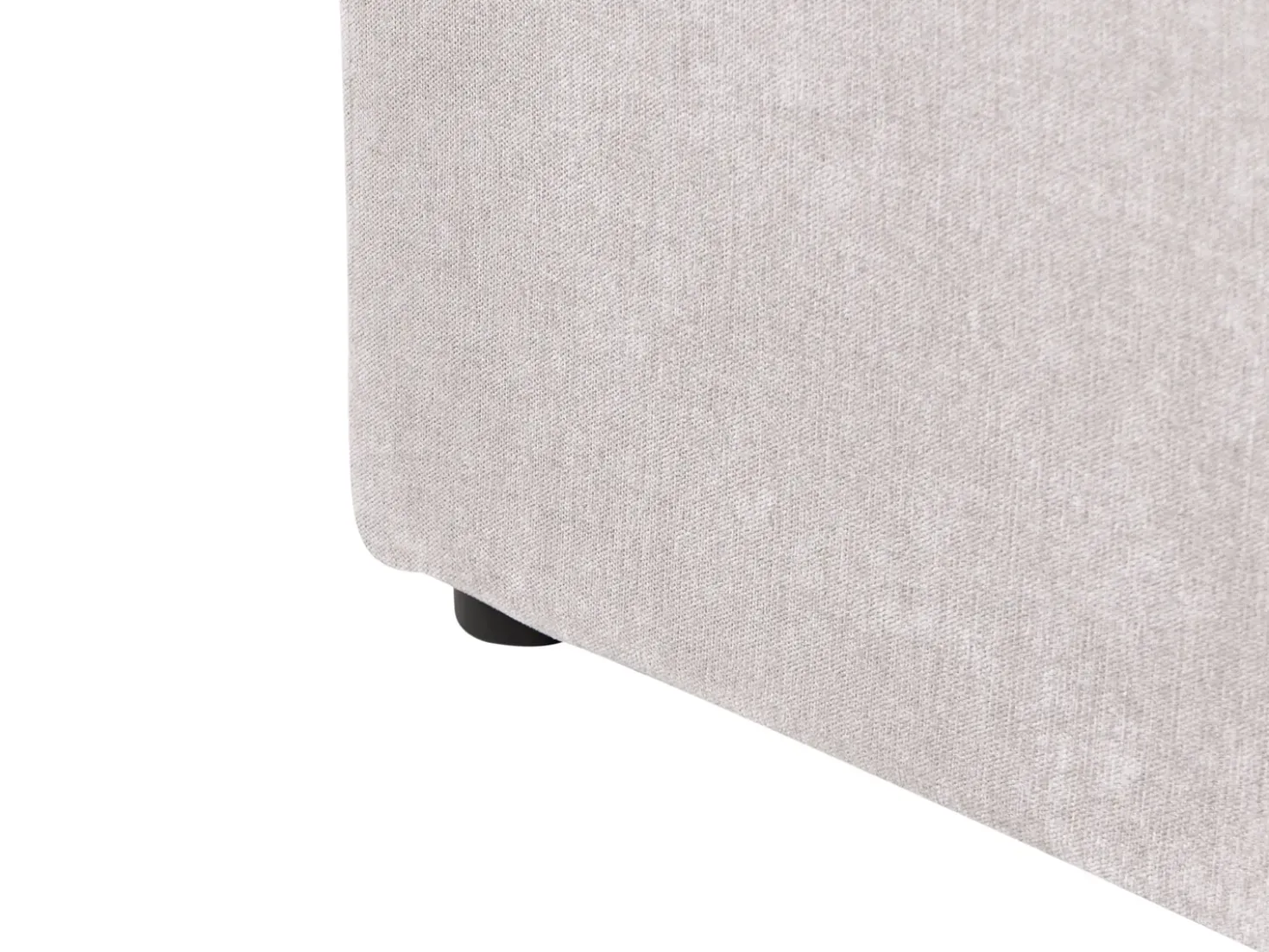 Letto contenitore Ciniglia CHALLANS 160 x 200 cm Tortora