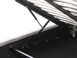 Letto contenitore Ciniglia CHALLANS 160 x 200 cm Tortora