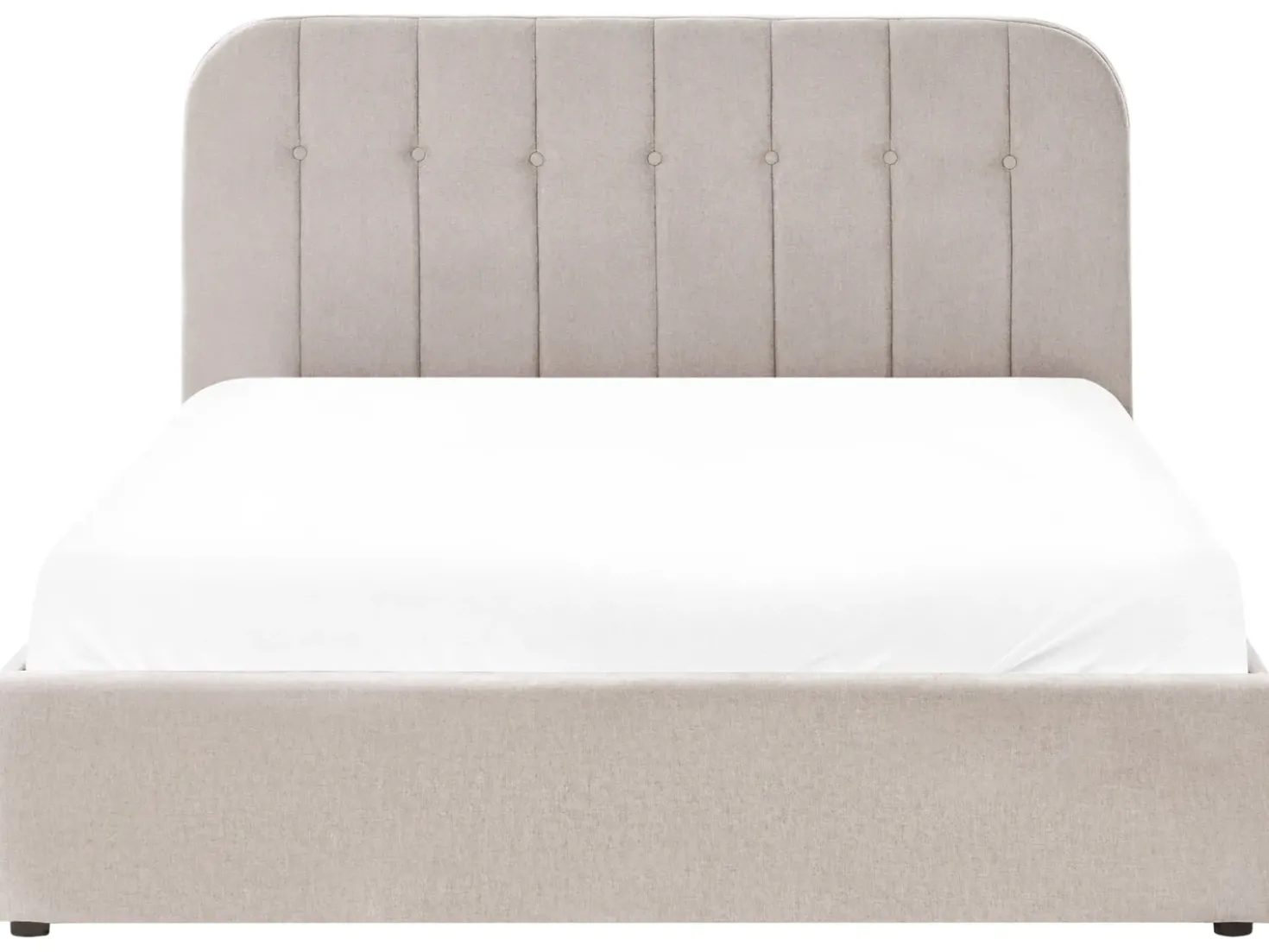 Letto contenitore Ciniglia CHALLANS 160 x 200 cm Tortora