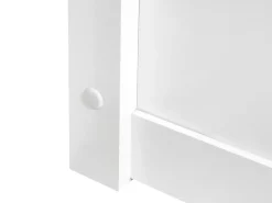 Letto contenitore Legno di pino CLARBEC 180 x 200 cm Bianco
