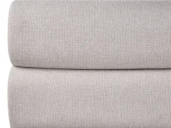 Letto contenitore Lino sintetico BONIFACIO 180 x 200 cm Grigio
