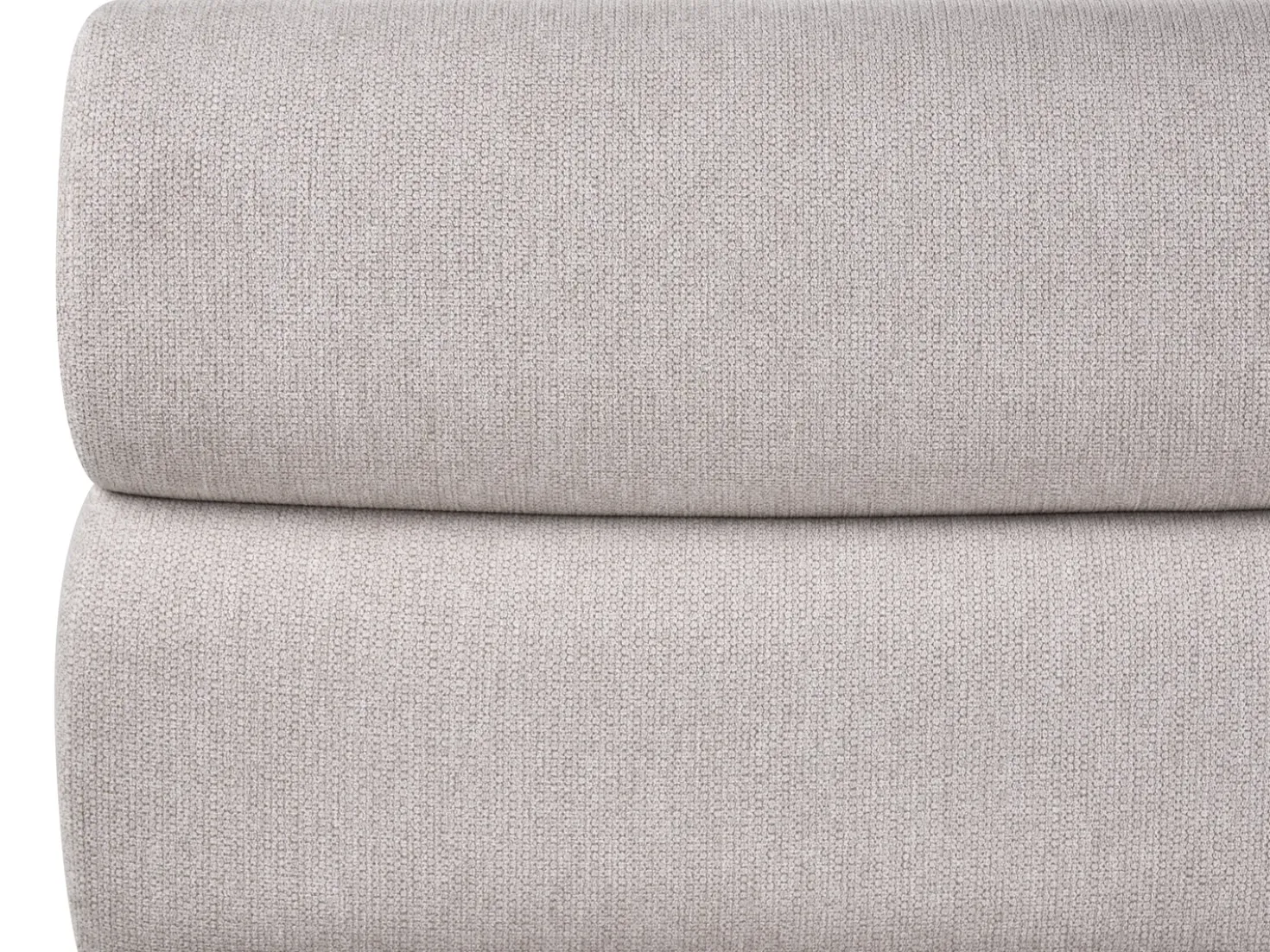 Letto contenitore Lino sintetico BONIFACIO 180 x 200 cm Grigio