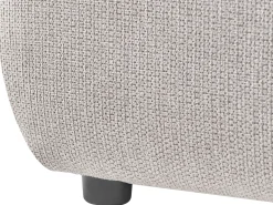 Letto contenitore Lino sintetico BONIFACIO 140 x 200 cm Grigio