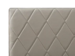 Letto contenitore Pelle sintetica ROCHEFORT 180 x 200 cm Tortora