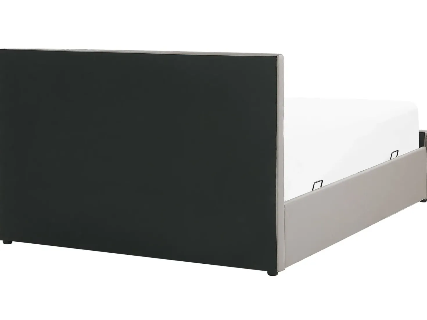 Letto contenitore Pelle sintetica ROCHEFORT 180 x 200 cm Tortora