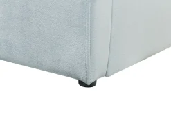 Letto contenitore per bambini Velluto ANET 90 x 200 cm Azzurro