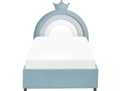 Letto contenitore per bambini Corona Velluto GRISETOT 90 x 200 cm Blu